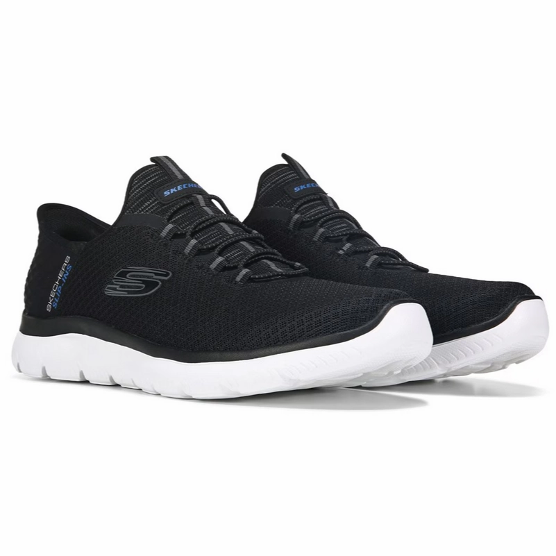Cruise Ready Tidy Fit Skechers Men's Slip-Ins (Hands-Free) Summit Sneaker - Black