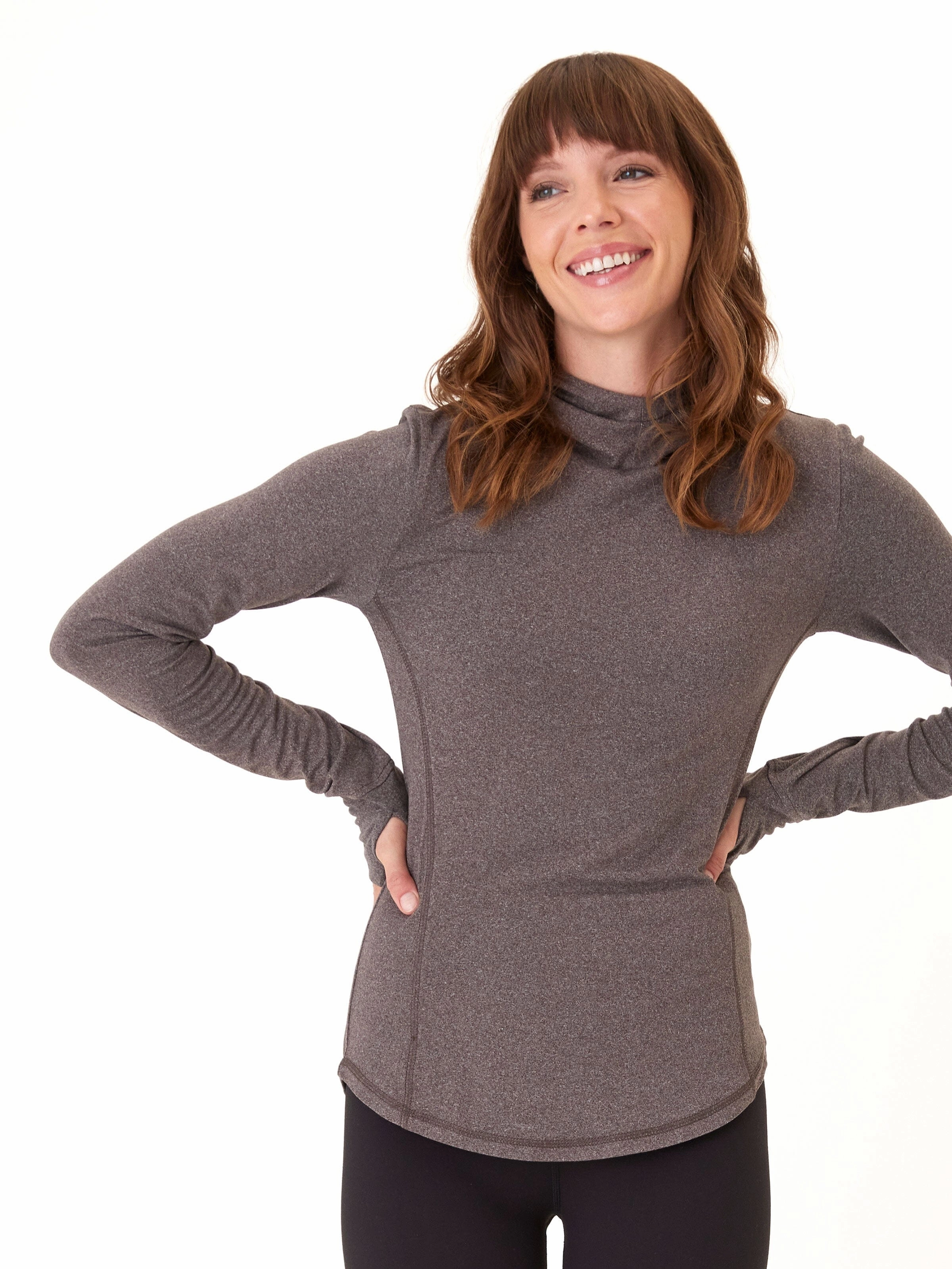 Linnaea Luxe Jersey Fitted Hoodie Quick Release Fasteners