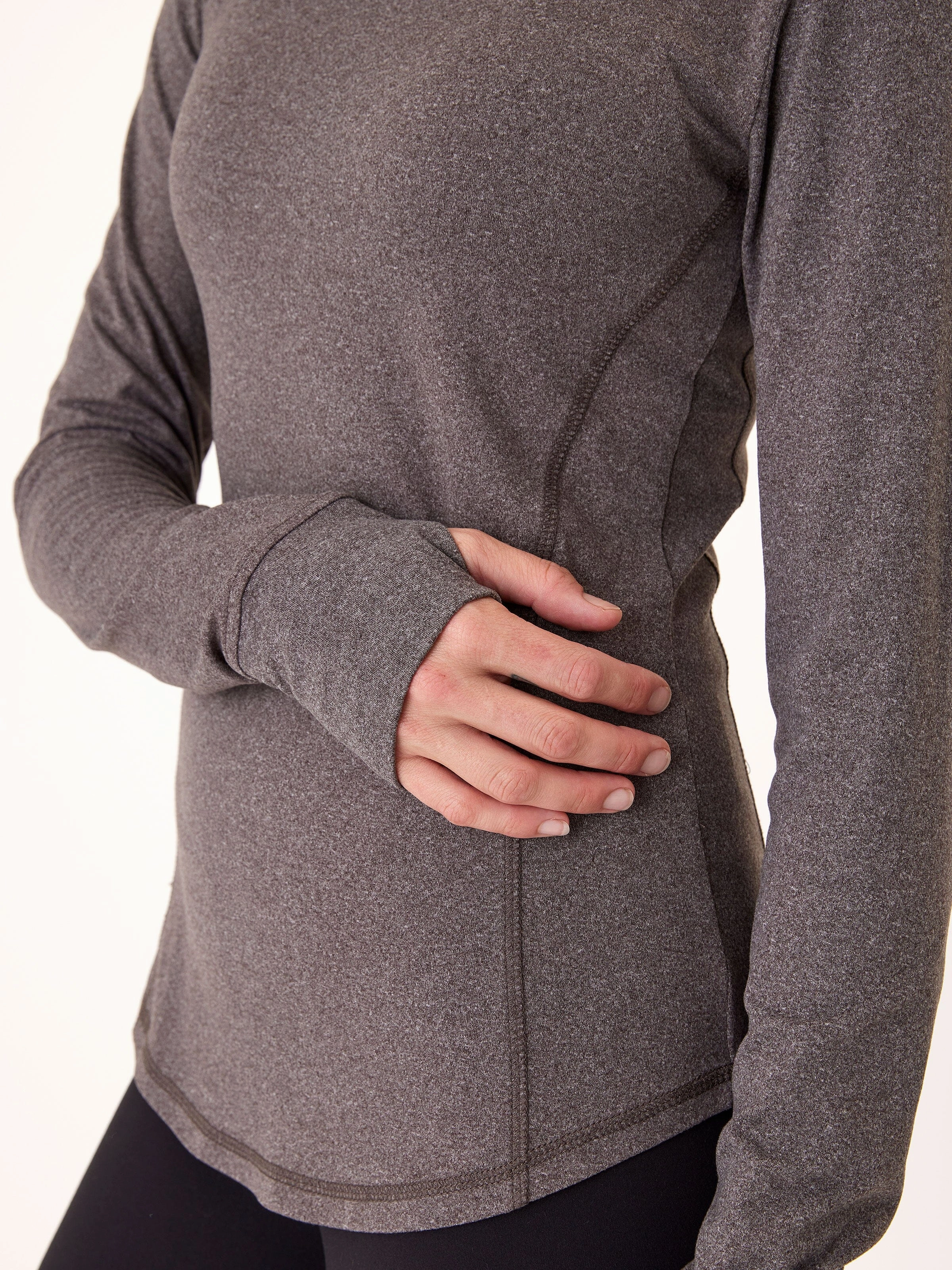 Linnaea Luxe Jersey Fitted Hoodie Microfiber Shell