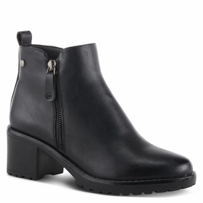 Outdoor Exploration Flexible Frame Rainy Day Commuter Patrizia by Spring Step Women's Irie Bootie Heel - Black