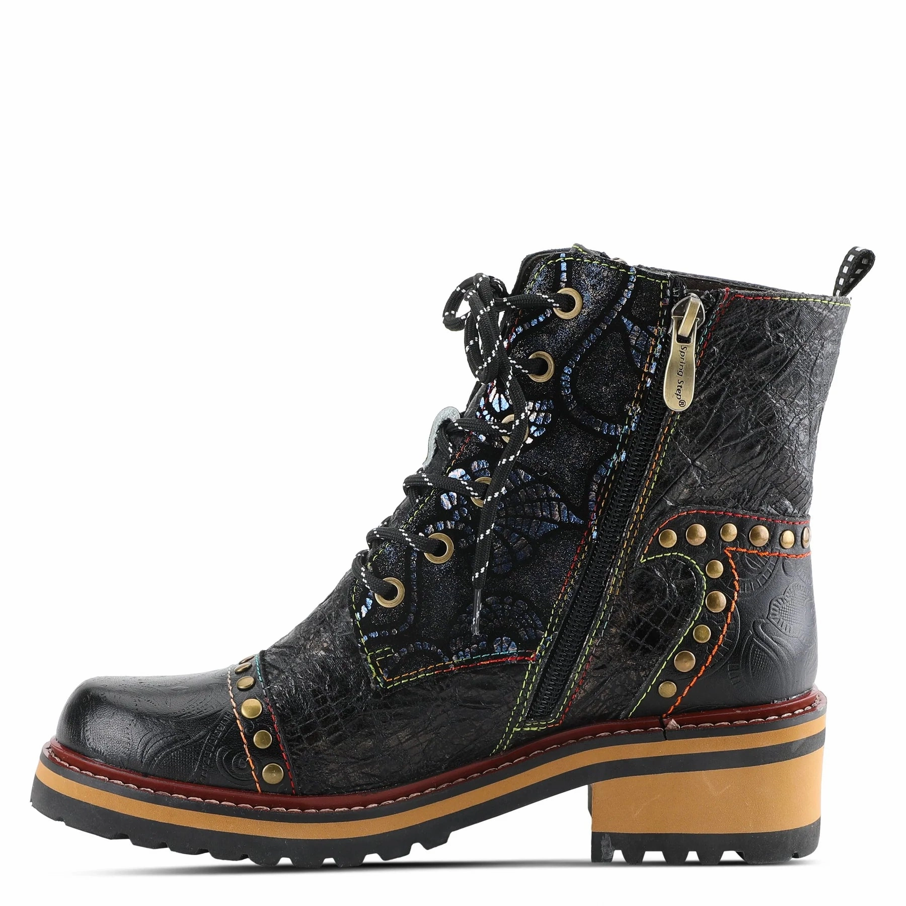 subtle style Built For Work L'Artiste by Spring Step Rugup Boot - Black Multi