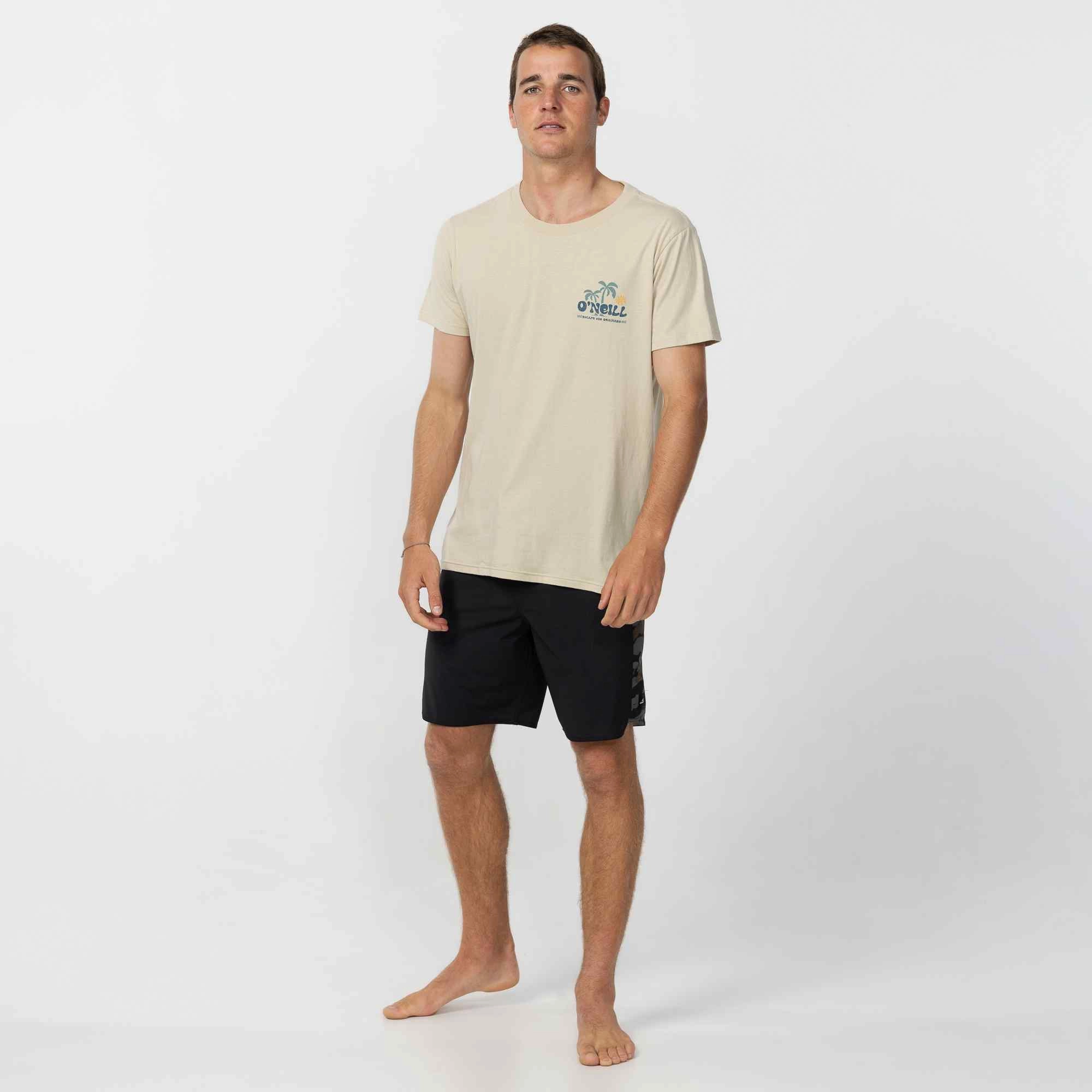 Loose T-Shirt - Khaki Soft Stretch Fit