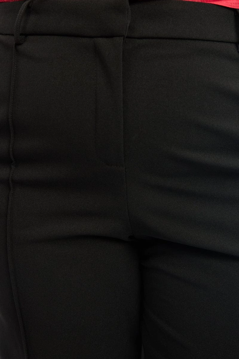 Black Tailored Work Pants Quick Layer