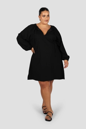 Soft Touch EADIE DRESS BLACK
