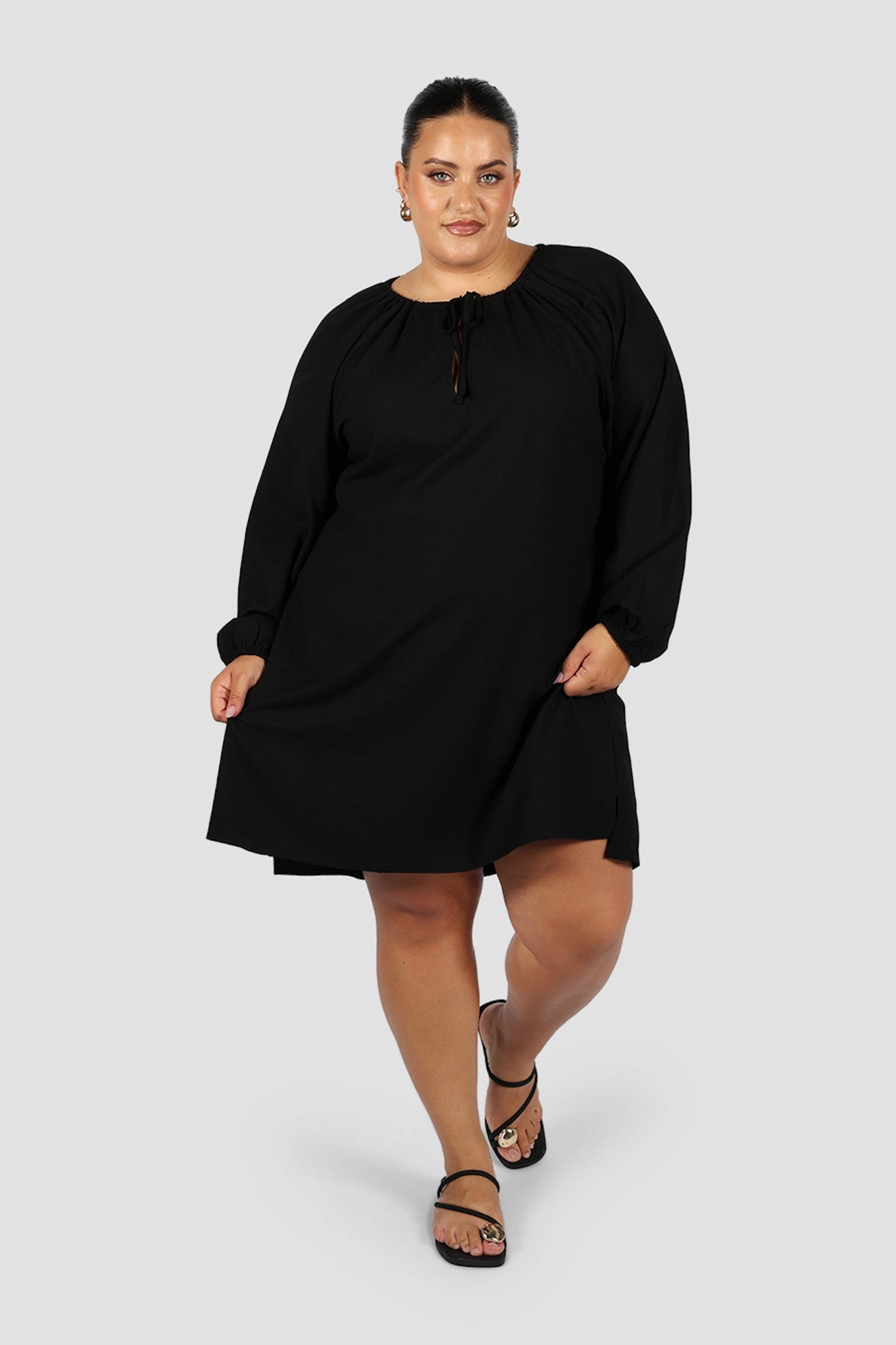 Smooth Mood Street Mode EADIE DRESS BLACK
