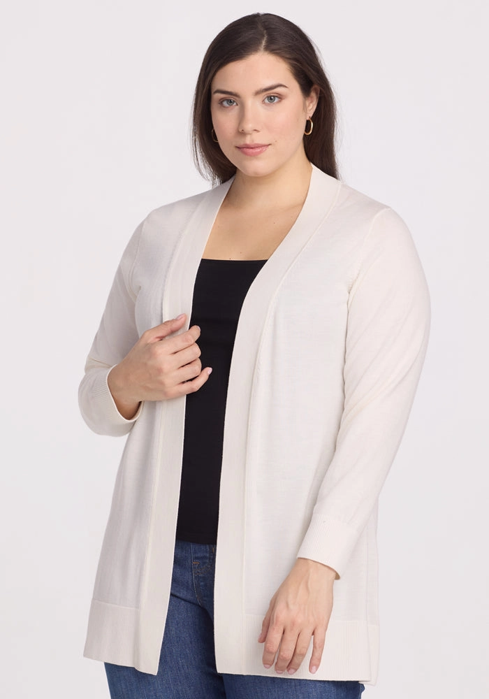 Warm Layering Comfortable fit Macie Sweater - Dewdrop Pearl