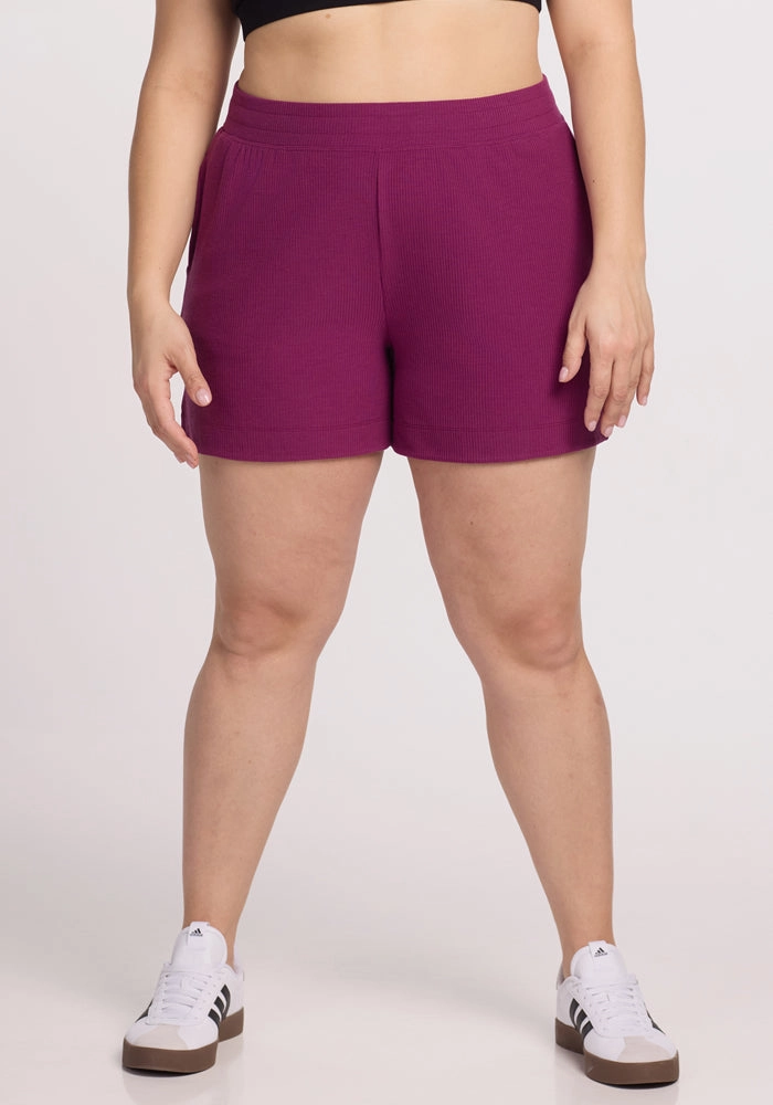 Maisey Ribbed Shorts ? Final Sale Deals! - Jam Berry garden party wear