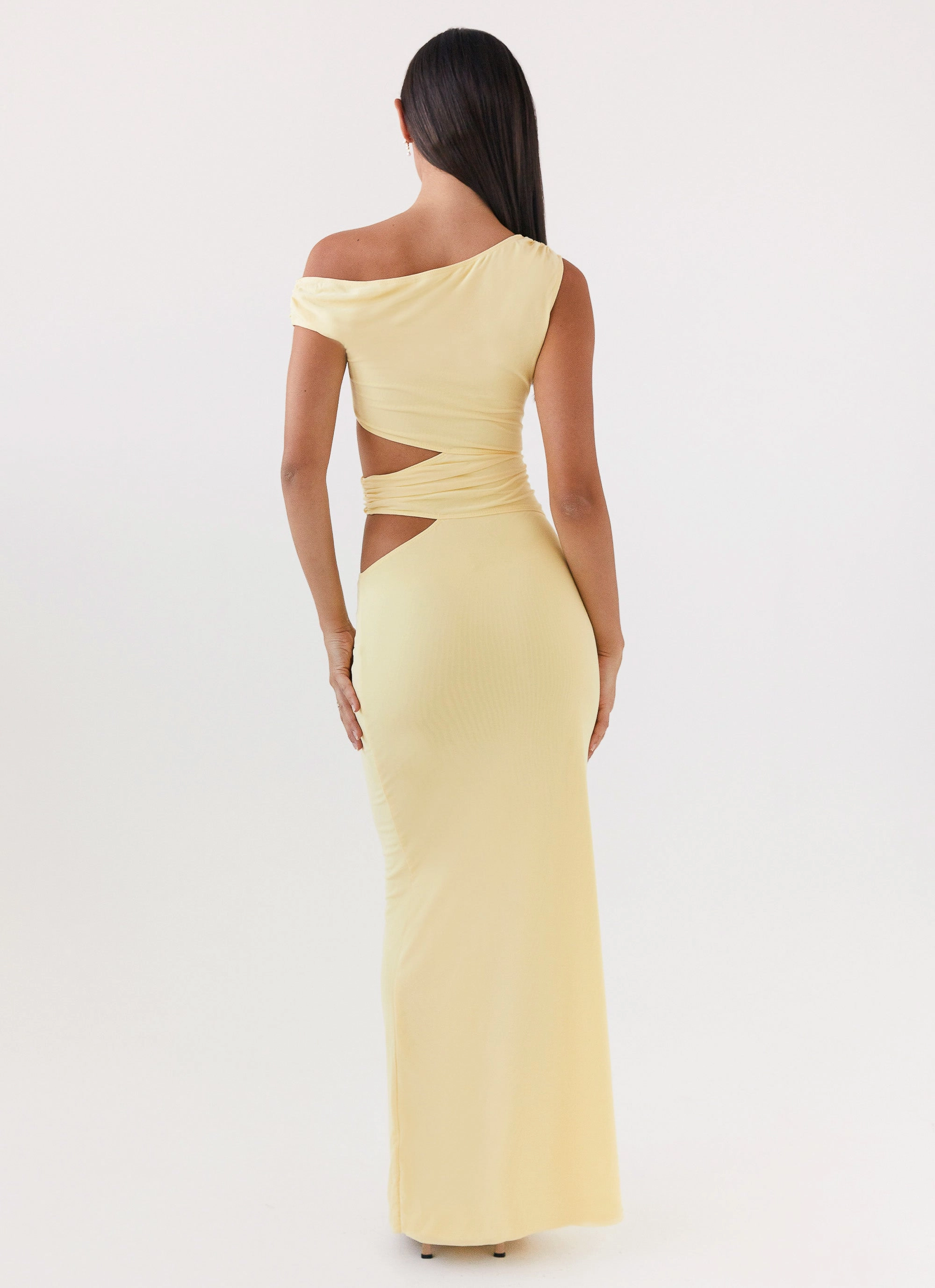 Margot One Shoulder Maxi Dress - Yellow All Daywear