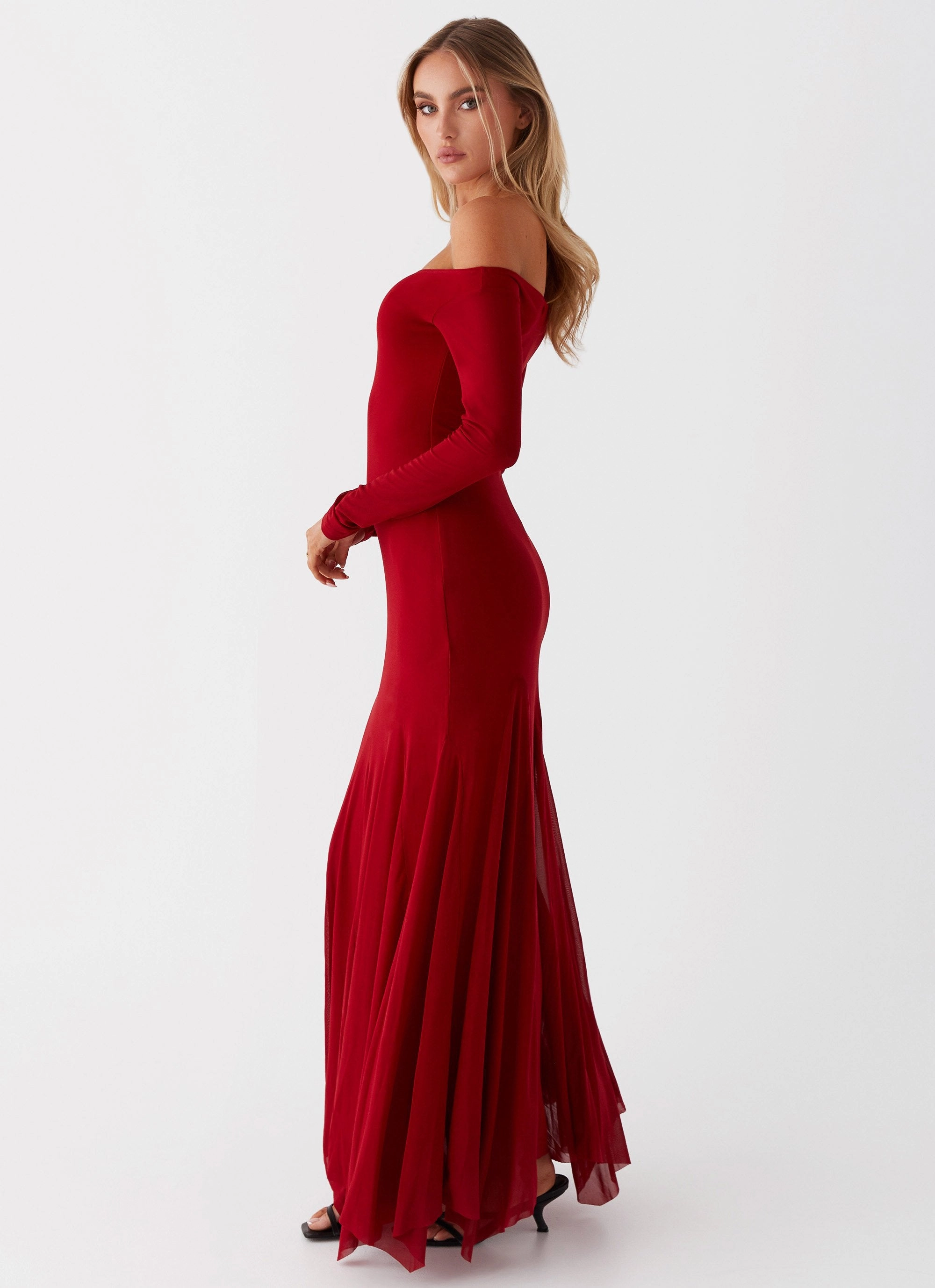 Casual Mode Maribel Maxi Dress - Red