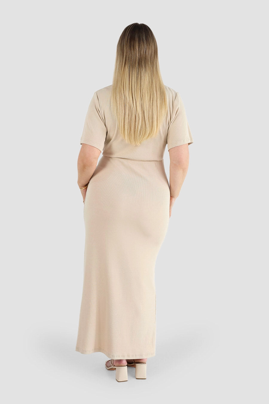 MARNIE RIB DRESS VANILLA Minimal Aesthetic Vibrant Aesthetic