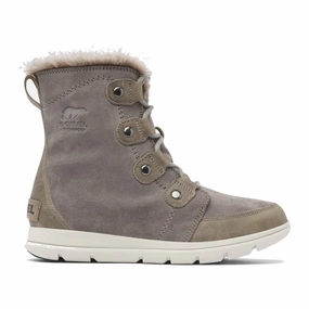 Sorel Women's Explorer Joan - Quarry Neutral Colors Flexible Fabric