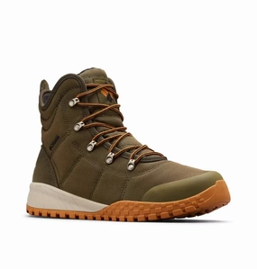 Men's Fairbanks Omni-Heat Waterproof Boot - Nori/ Canyon Gold Chunky Sole Anti Odor Rural Traveler