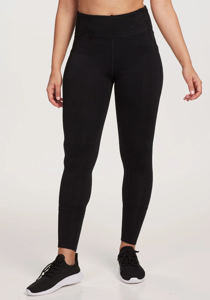 Outdoor Lover Morning Stretch MerinoFlex? McKenna Pocket Leggings - Black