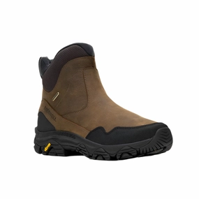 Ventilated Animal Spot Merrell Men's Coldpack 3 Thermo Tall Zip Artic Grip Waterproof Boot - Earth