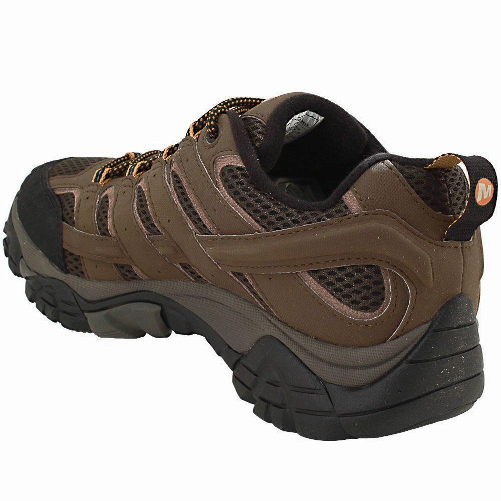 Zero Drop Sole Geometry Merrell Men's Moab 2 GORE-TEX Waterproof Sneaker - Earth
