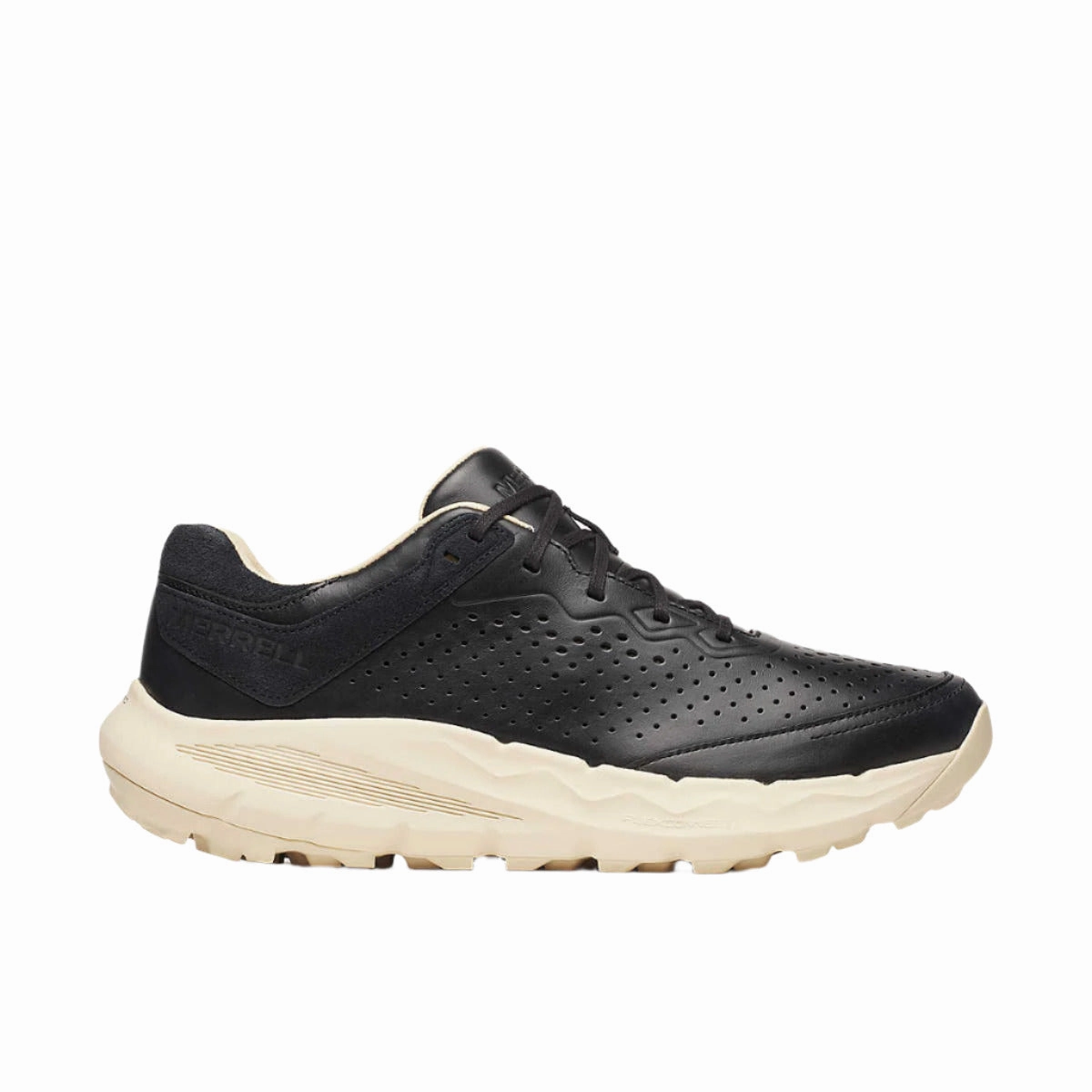 Comfort Flex Stretchable Material Merrell Men's Nova 4 Functional Traveller Lace Sneaker- Black