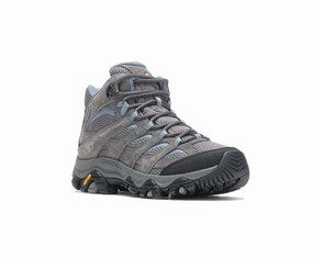 Merrell Women's Moab 3 Mid Waterproof - Granite Mesh Fabric Built Light