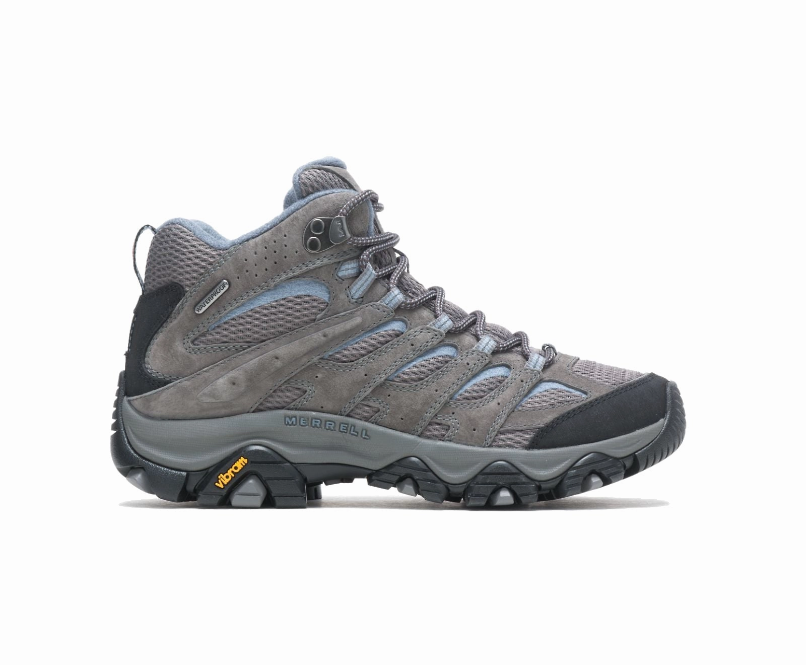 Impact Dispersing Heel Trail Walk Merrell Women's Moab 3 Mid Waterproof - Granite