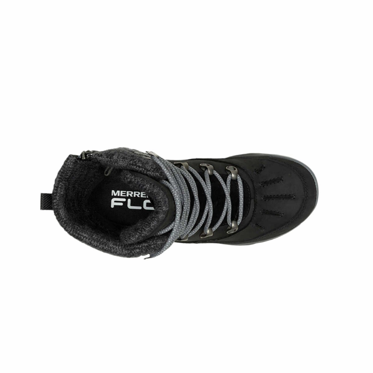 Merrell Women's Siren 4 Thermo Mid Zip Waterproof Boot - Black Ergonomic Toe Box Stretchable Material