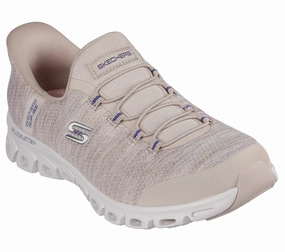 Pet Pace Cold Proof Skechers Women's Glide-Step Peak Slip-In Sneakers - Taupe