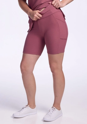 Active Lifestyle Color Variety Miley Bike Shorts ? Final Sale Deals! - Powdered Rose