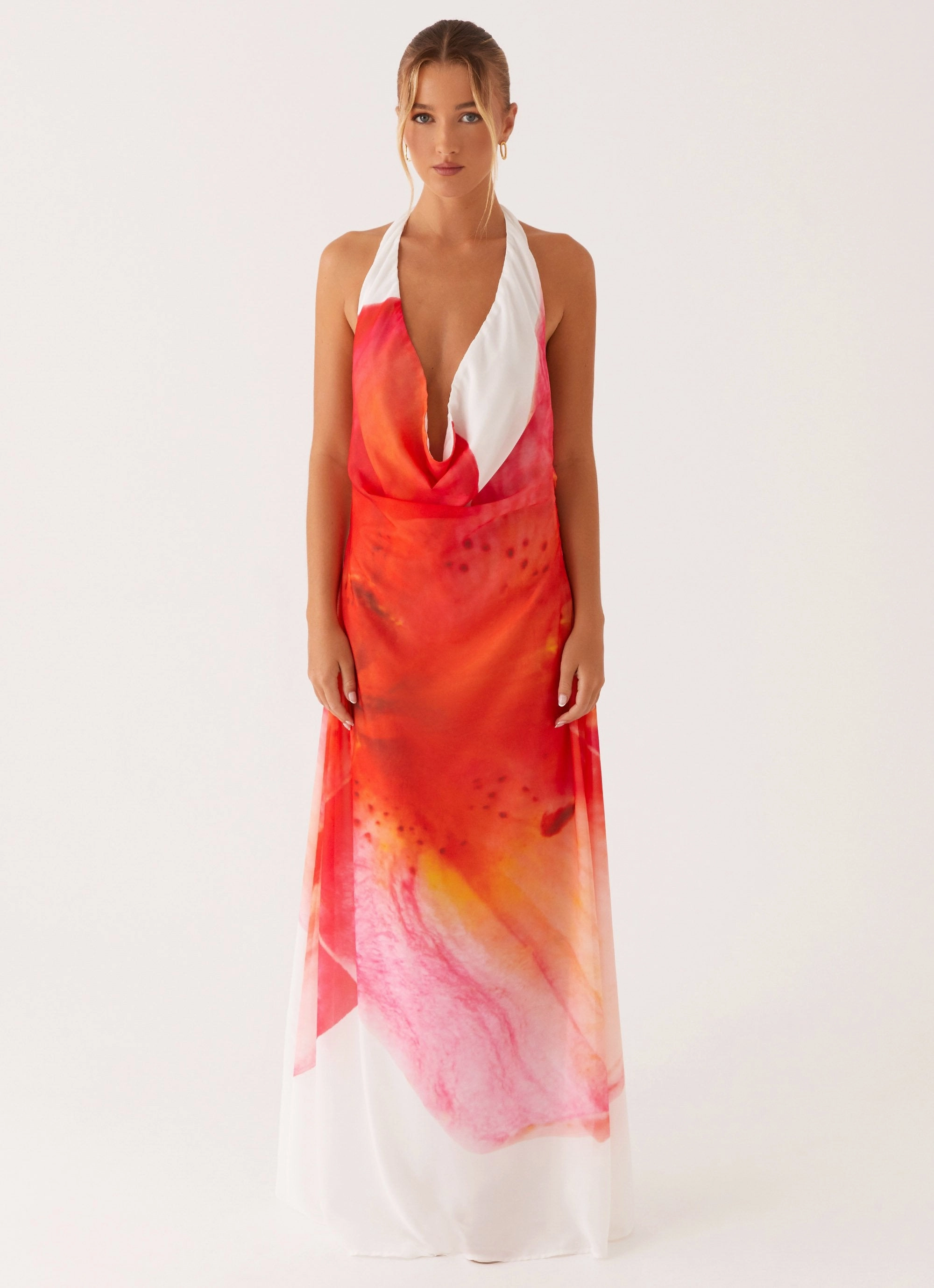 Calabasas Maxi Dress - White Floral Perfect Fit