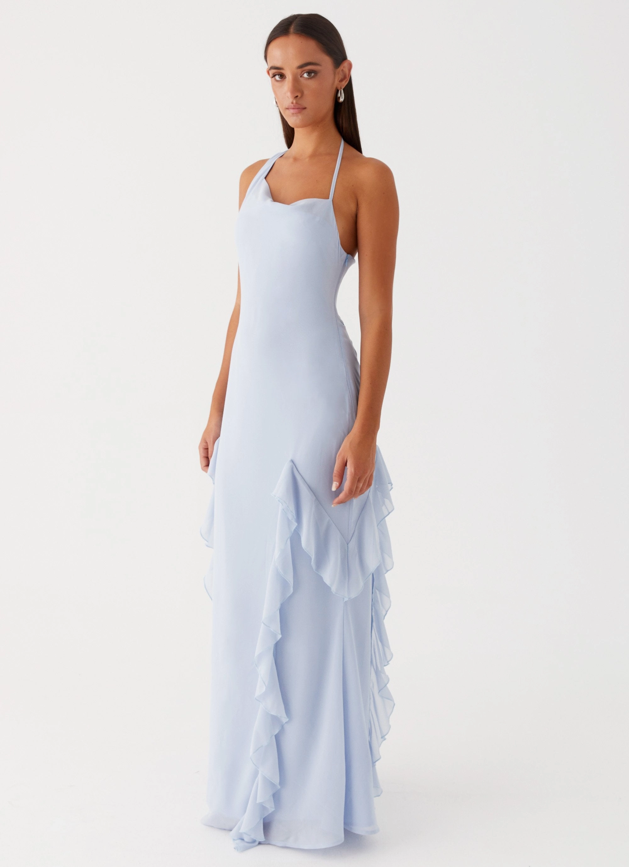 Sammie Maxi Dress - Blue Classic Tailoring