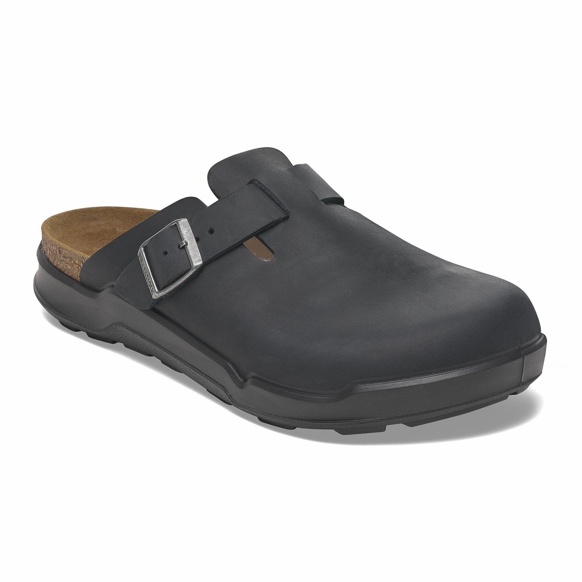 Cruise Walk Birkenstock Men's Boston Crosstown Oiled Leather - Black