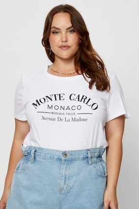 White Graphic T-shirt Crew Neck Short Sleeve Casual Statement Layered Sleeve
