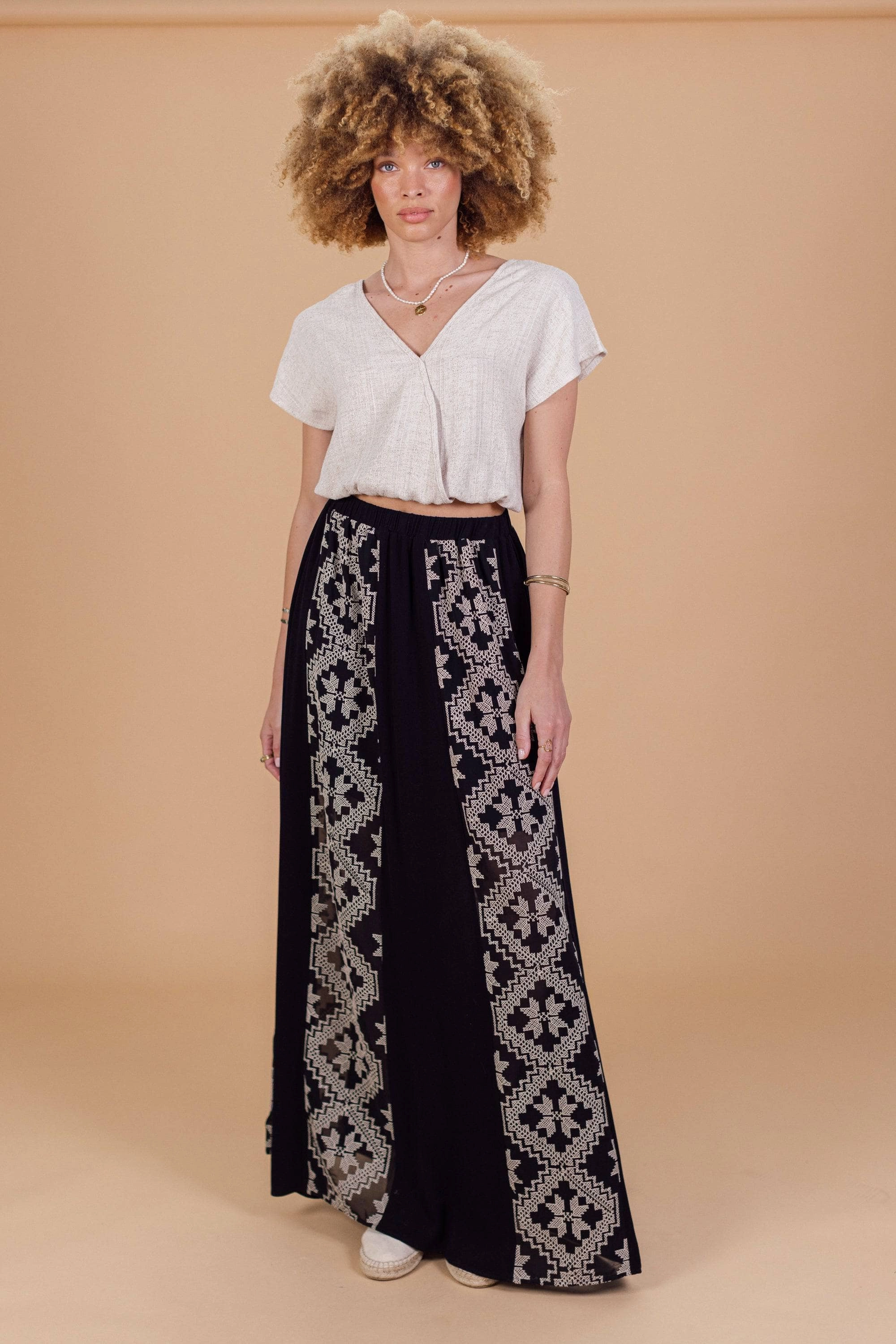 Skirt Adam Black. Seasonal Layering Oversized style