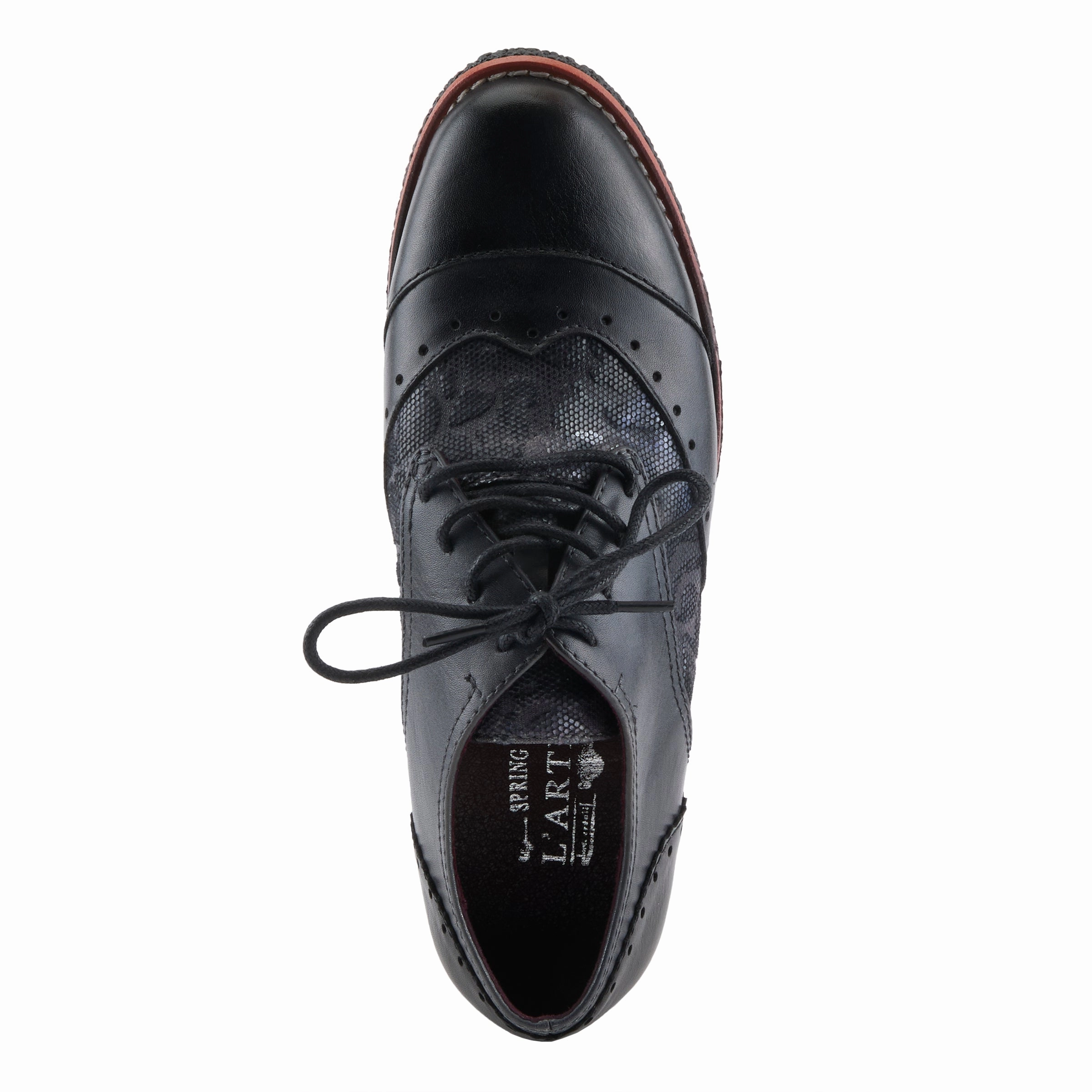 L'ARTISTE Women's Bargiasti-Flo Shoes - Black Open Mesh