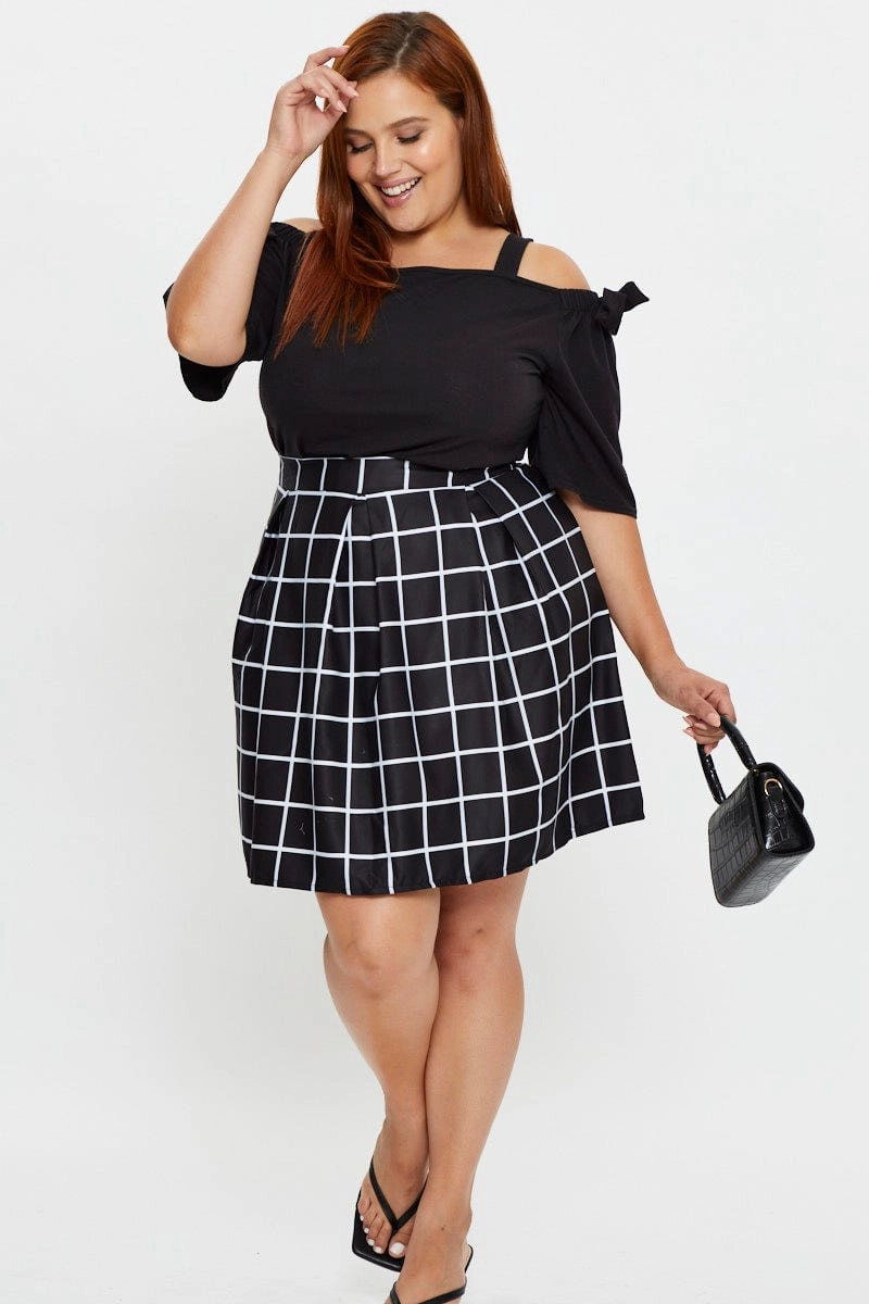 Reinforced Hems Collector??s Item Check Mini Tennis Skirt Pleated