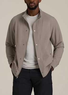 Motion Bomber Jacket for Tall Men in Portobello WeatherproofCoating