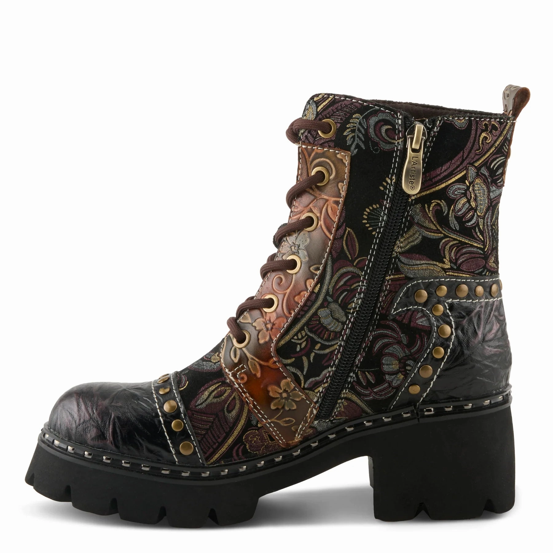 Insulated Comfort Ski Lodge L'Artiste by Spring Step Women's Severity Boot - Brown Multi