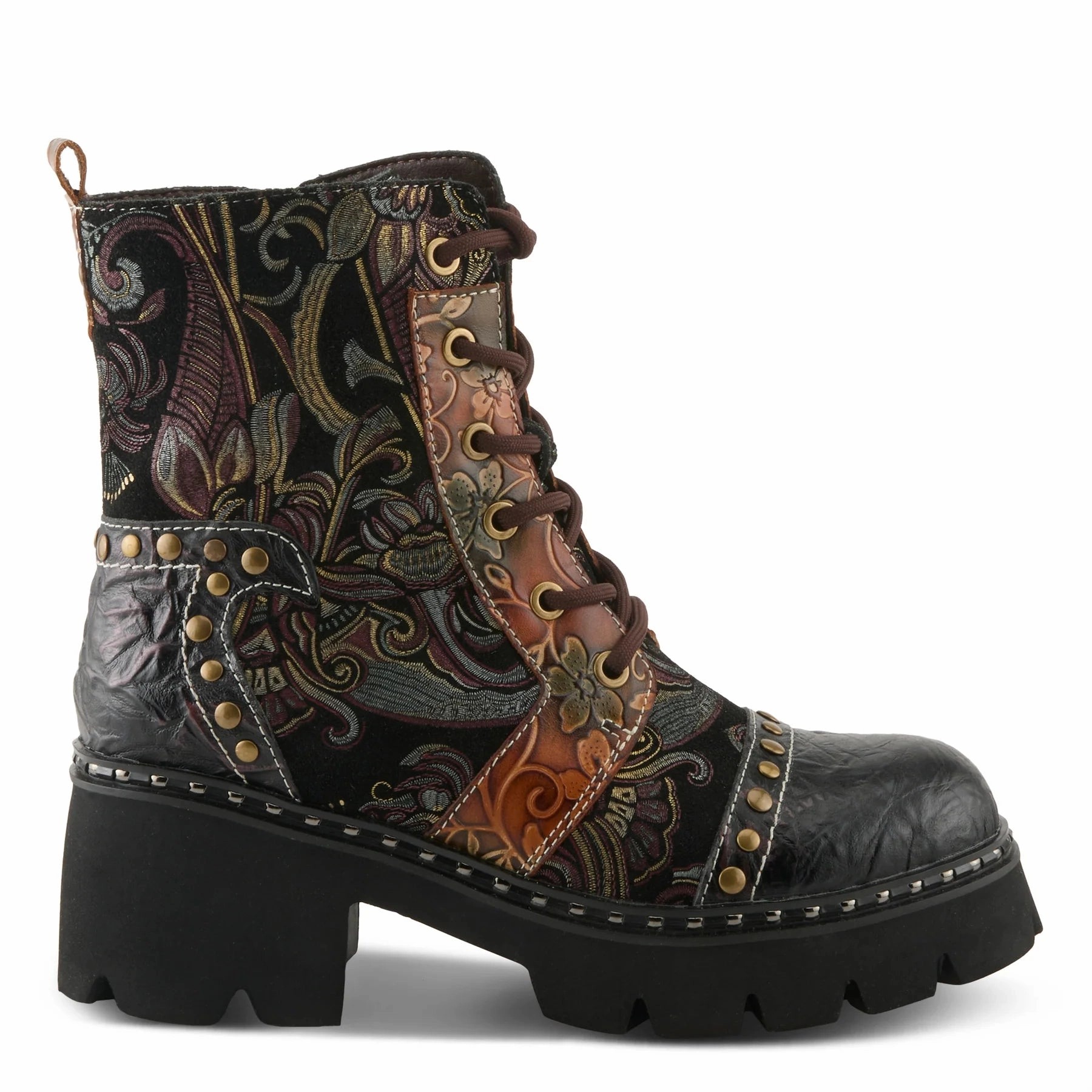 L'Artiste by Spring Step Women's Severity Boot - Brown Multi Eco Material Outdoor Explorer