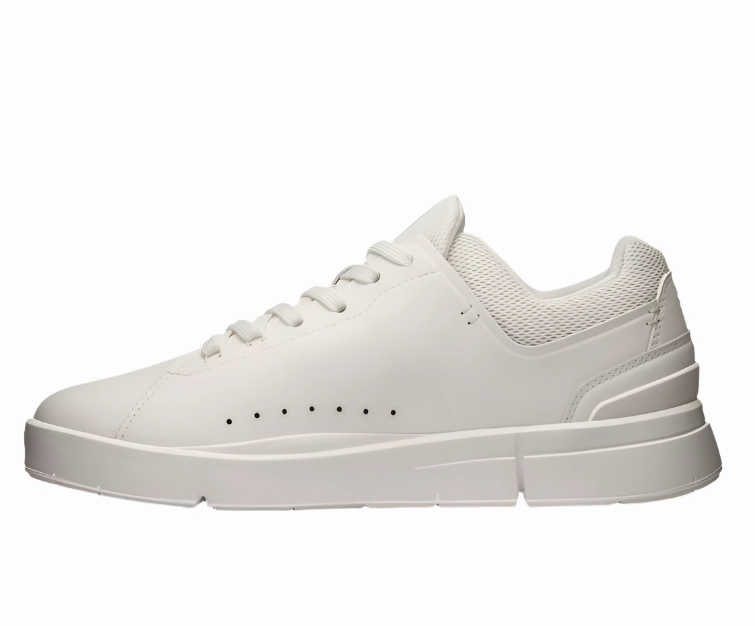 On Running Women's The Roger Advantage Sneaker - White Sunny Walk