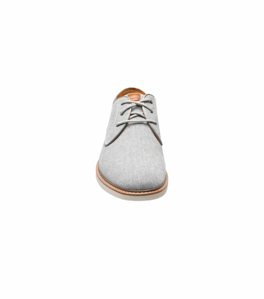 Florsheim Men's Highpoint Plain Toe Oxford Shoe - Gray Wood Jog Dusk Walk