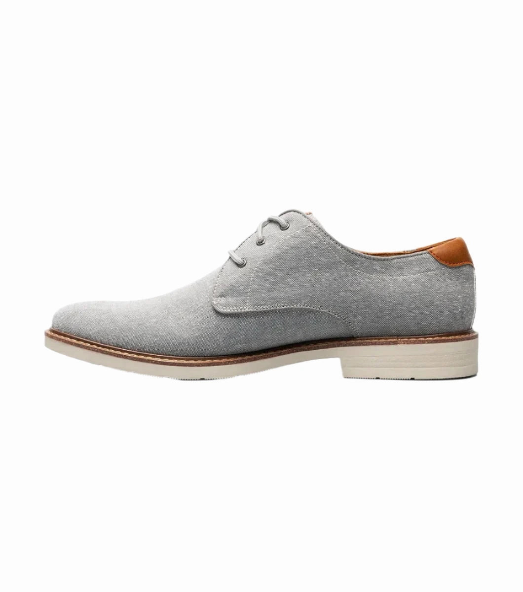 Florsheim Men's Highpoint Plain Toe Oxford Shoe - Gray Neat Look All Around