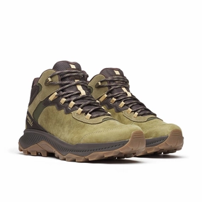 Impact Absorbing Heel Desert Design Merrell Men's Speed Strike 2 Waterproof Boot - Drab