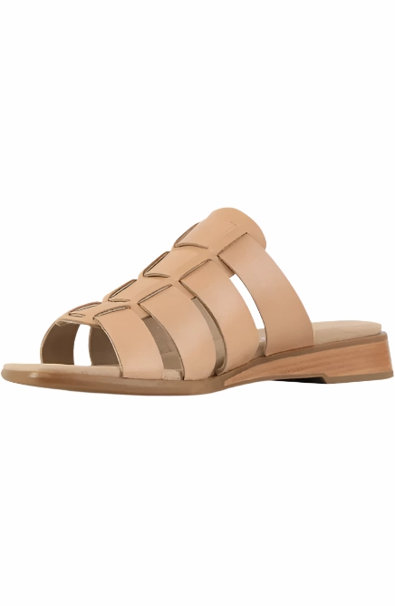 Chill Time Munro Women's Carrera Sandal - Tan Leather