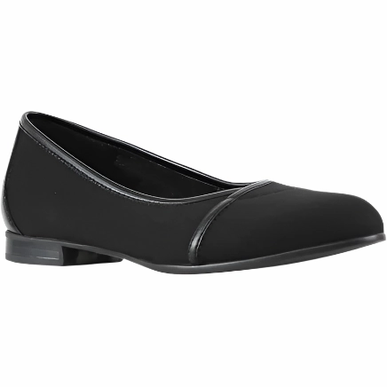 All Matching Warm Step Munro Women's Emerald Envelope Flat - Black Leather