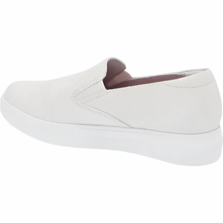 Munro Women's Lennox Slip-On Sneaker - White Snake Print Suede Sport Move
