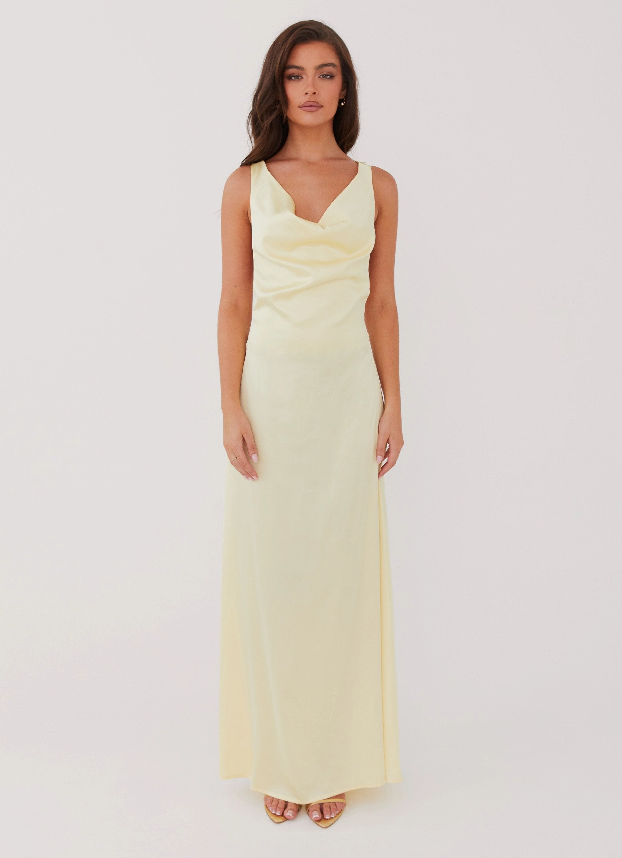 Musa Maxi Dress - Lemon Dreamy Look