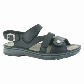Naot Women's Fleur Sandal - Soft Black Leather Step Friendly
