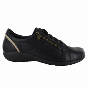 Weather Friendly Style Daily NAOT Women's Moko - Black/Khaki Beige Leather