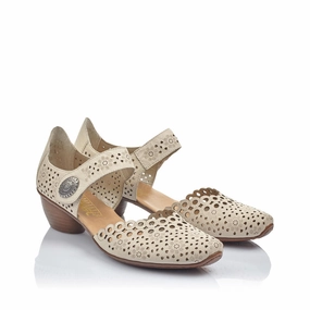 Quick Move Slide On Rieker Women's Mirjam 43753-60 - Crema