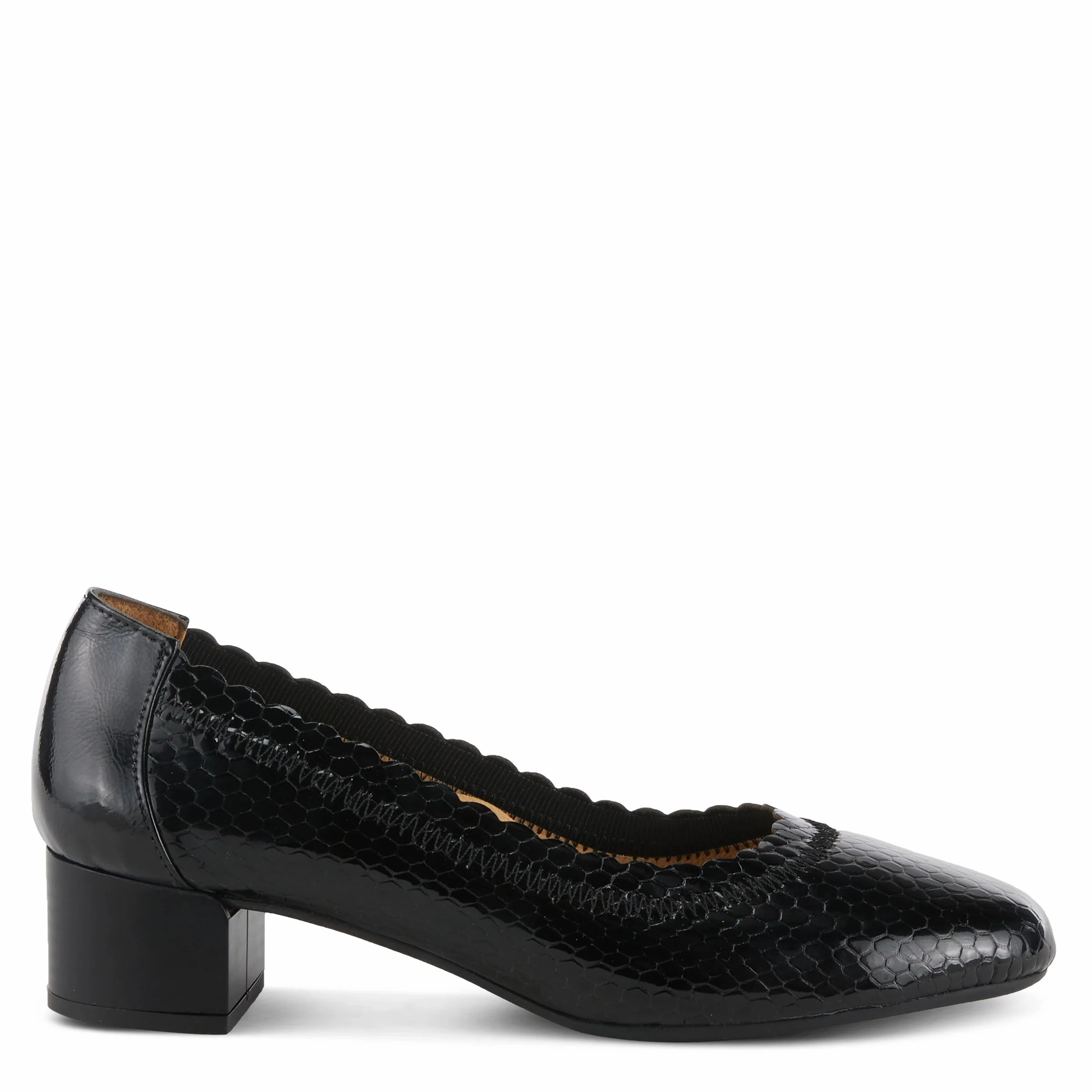 Spring Step Women's Ahemria Dress Pump - Black Patent Step By Step Daily Step