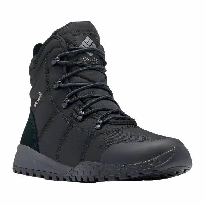 Columbia Men's Fairbanks Omni-Heat Boot - Black/Titanium Grippy Outsole Trail Exploration Airy Feel