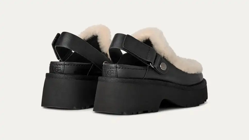 Slim Look Ugg Women's Esmee Leather Clog - Black