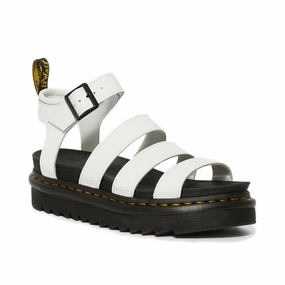 Dr. Martens Women's Blaire Sandal - White Slip On Design